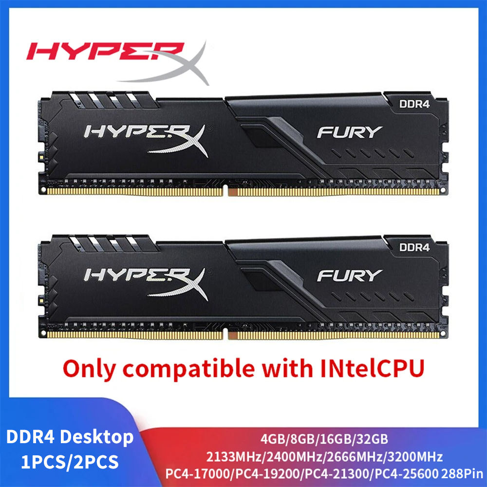Ddr4 3200Mhz - HyperX Fury Memoria DDR4 8GB 16GB