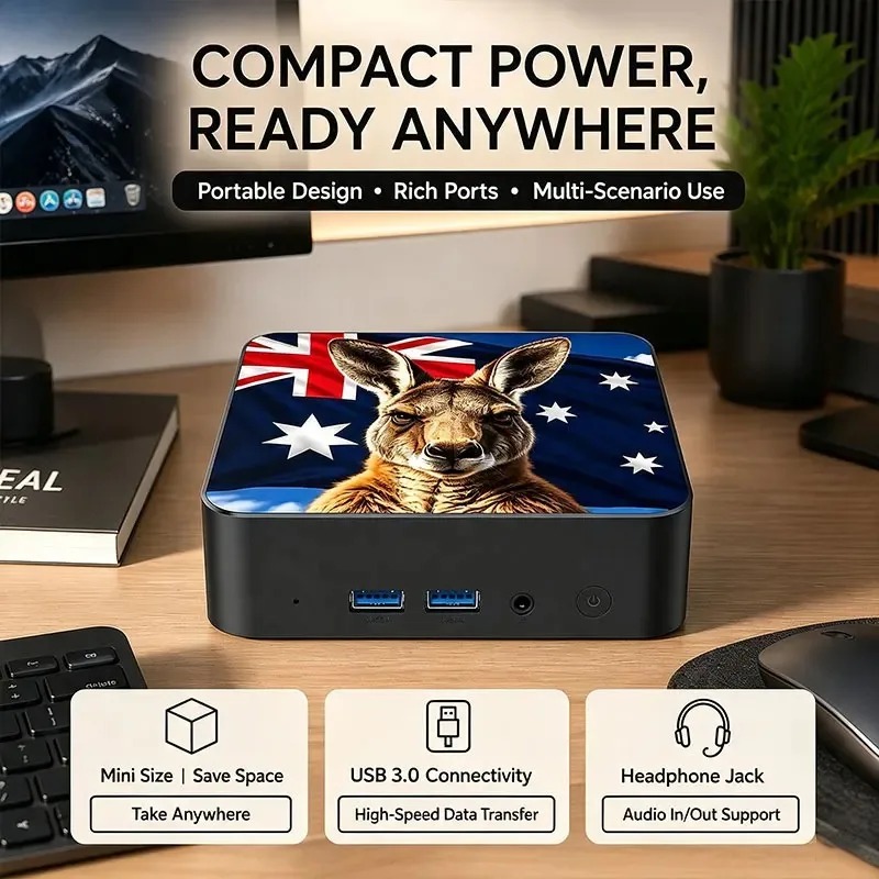 Komputer Mini PC Baru yang Tan - Ddr4 Desktop Ram ulasan dan harga