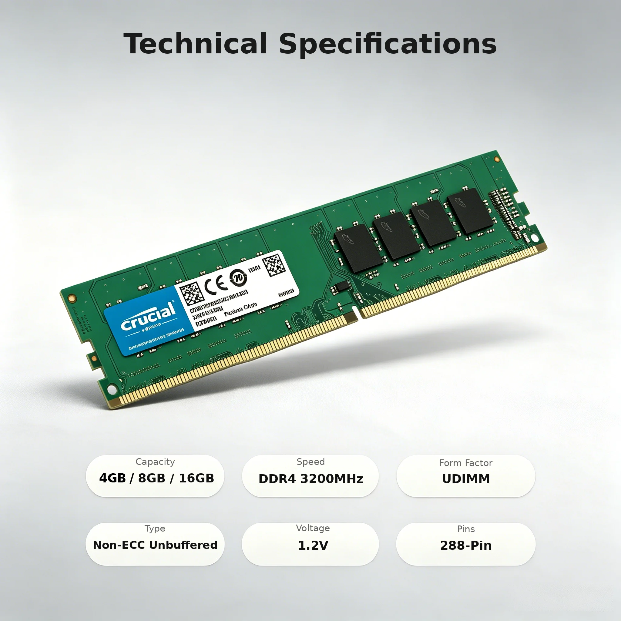 Crucial 10 buah DDR4 3200MHz 2 - Ddr4 3200 16Gb ulasan dan harga