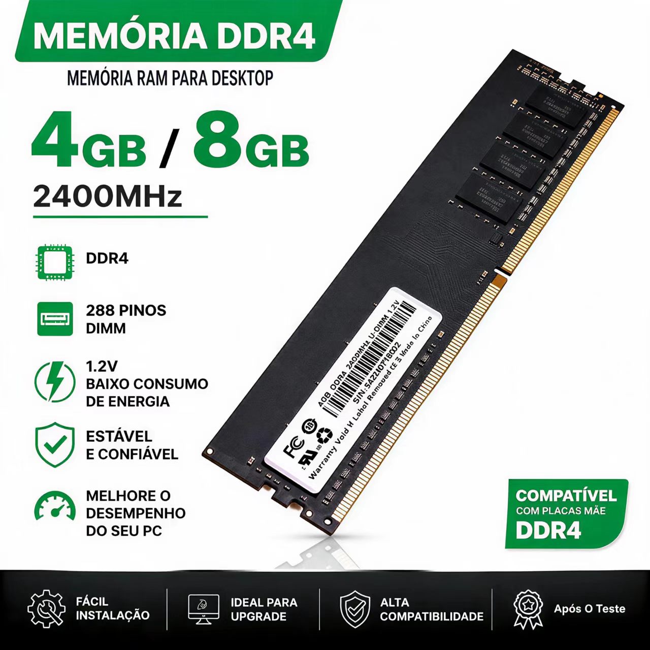 RAM DDR4 4GB 8GB 2400MHz Memor - Ddr4 3200Mhz ulasan dan harga