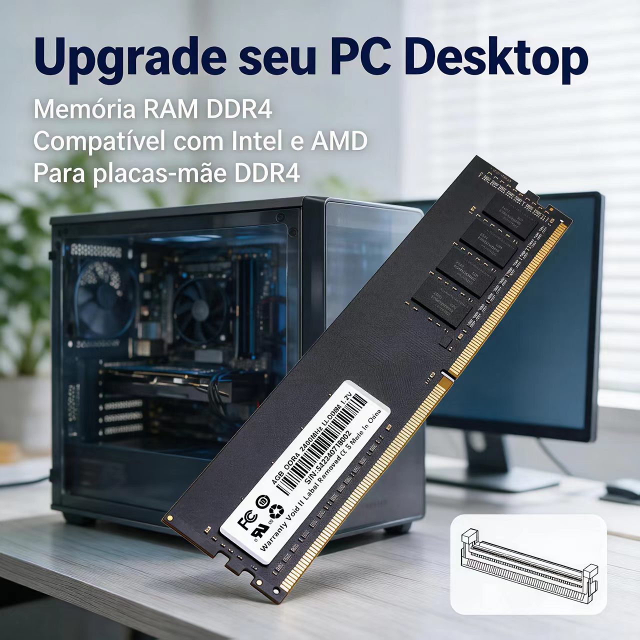 RAM DDR4 4GB 8GB 2400MHz Memor - Ddr4 3200Mhz ulasan dan harga