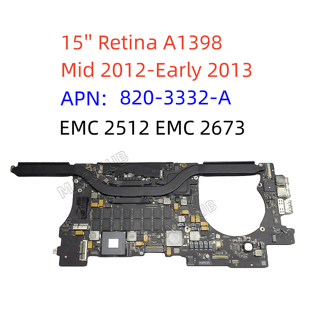 A1398 Motherboard Laptop untuk - Ddr3 8Gb ulasan dan harga